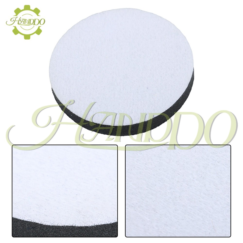 3 Inch (75mm) Hook and Loop Soft Foam Buffering Pad for 3" Sanding Pad, 10 Pack