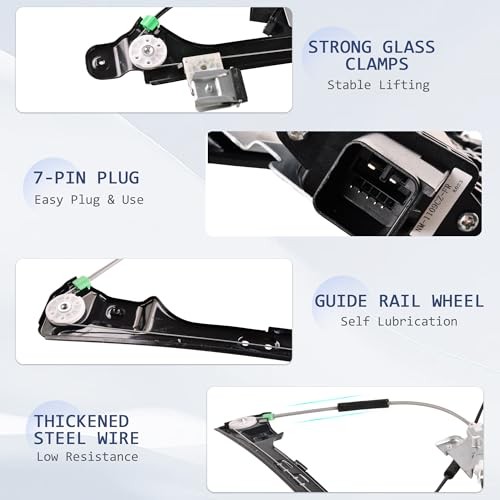 Power Window Regulator with Motor Assembly Front Right Passenger Side