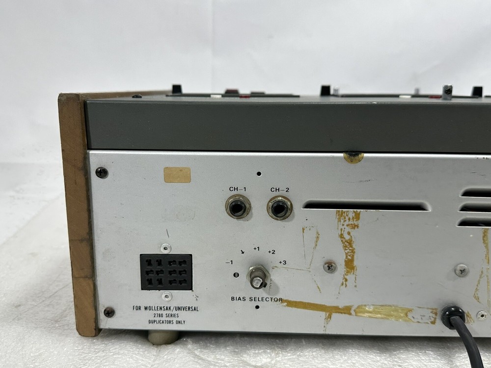 Vintage Wollensak 2770 AV ~ Cassette Tape Duplicator ~ WORKING / MISSING KNOBS