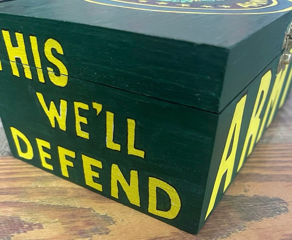 U.S. Army Hand Painted Ammo Box