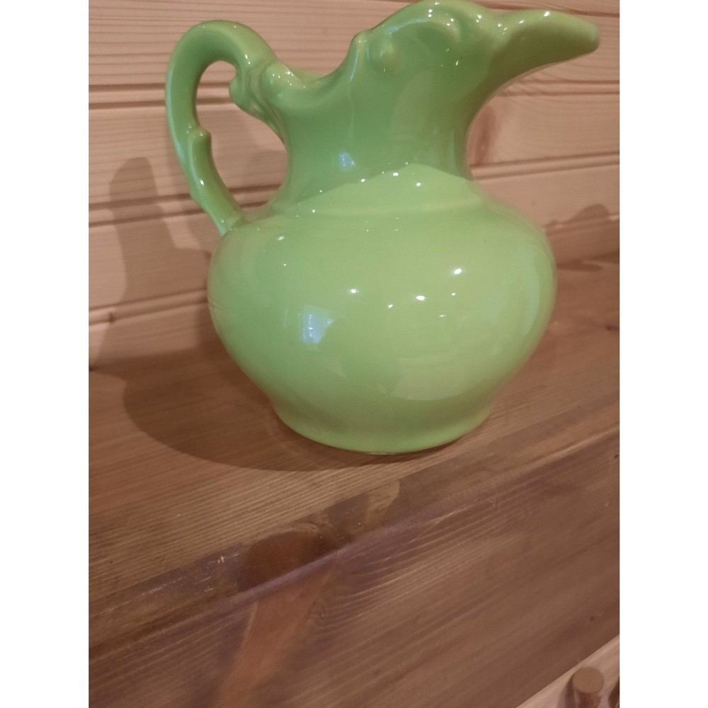 McCoy Lime Green Pottery Pitcher