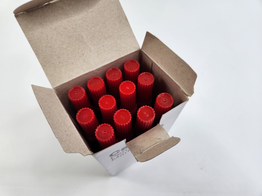 12 Pack Carter's Red Permanent Large Markers Chisel Tip Box Avery 27177