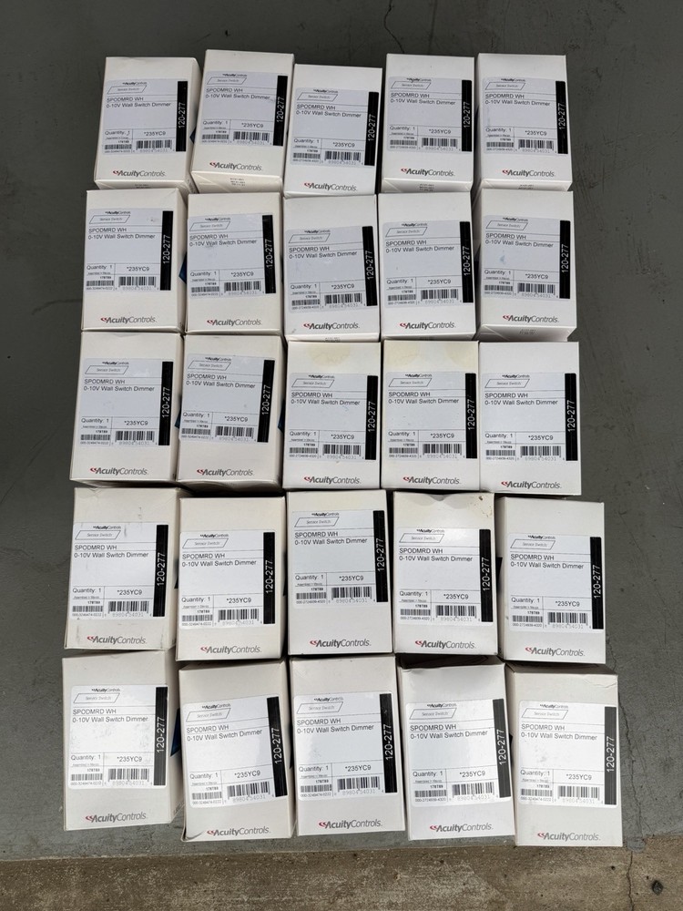 Sensor Switch SPODMRD WH 0-10V LED Dimmer Wall Switch Acuity Controls