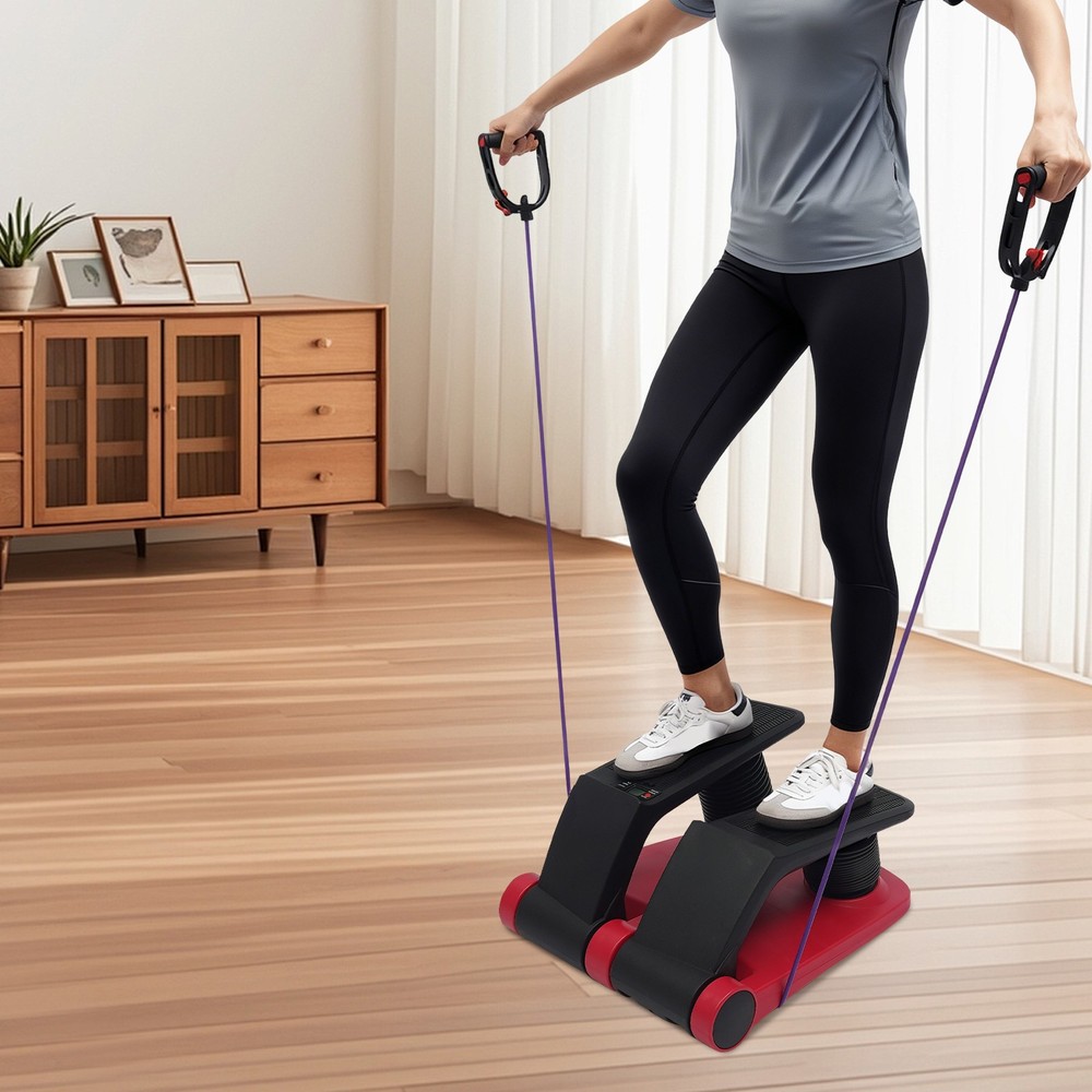 LCD Display Twist Stepper Step Machine Portable Mini Twist Stepper 330.69 lbs