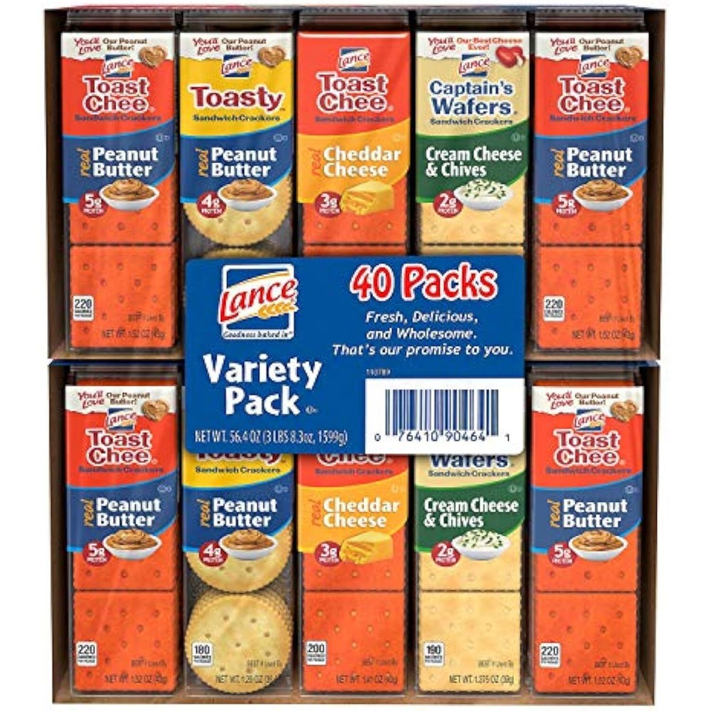 Lance Sandwich Cracker Variety Pack (40 Count)