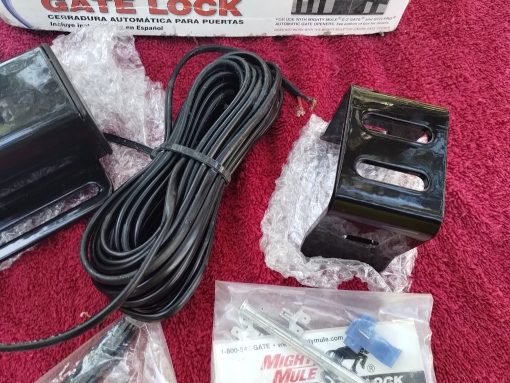 Mighty Mule Automatic Gate Lock for E-Z Gate And GTO/PRO NEW READ DESCRIPTION