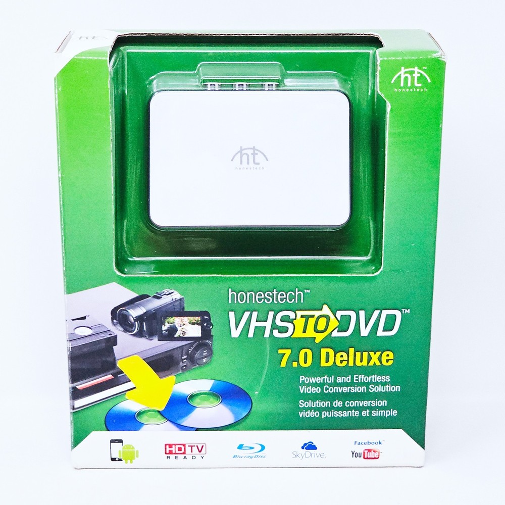 Honestech Converter VHS to DVD 7.0 Deluxe Video Conversion USB Kit Windows