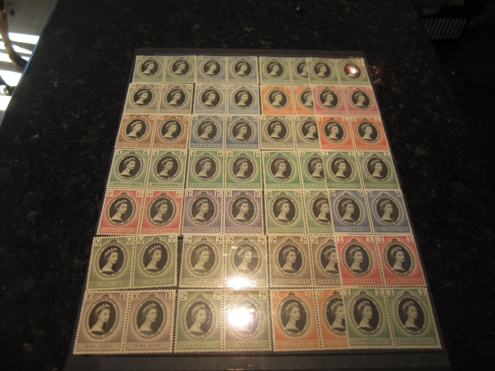 1953 - British Commonwealth Stamp Collection, Mint Hinged