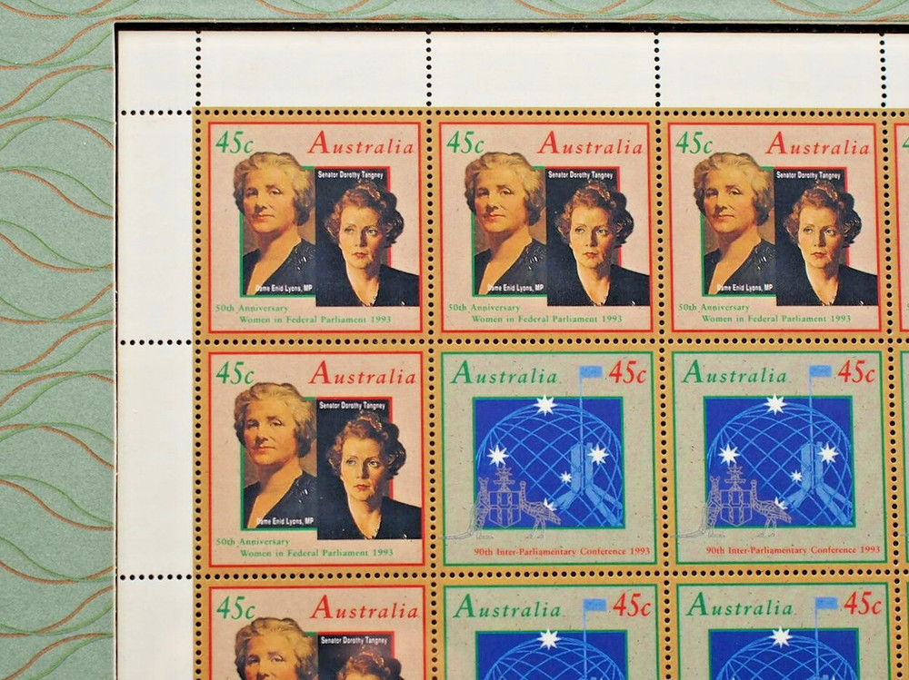 1993 $10 Dame Mary Gilmore Note – 80th Anniv Fed Currency Ltd Ed Folder