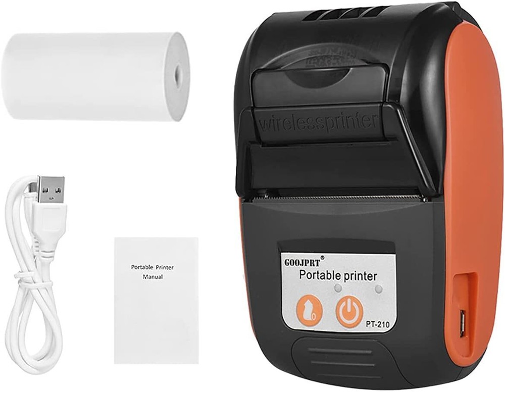 Portable Thermal Printer Handheld 58mm Receipt Printer -2 printhers