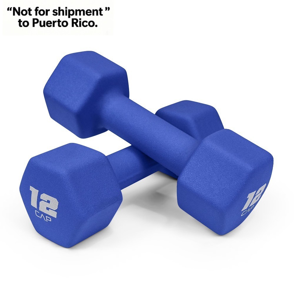 12lb Blue Neoprene Dumbbell, Pair