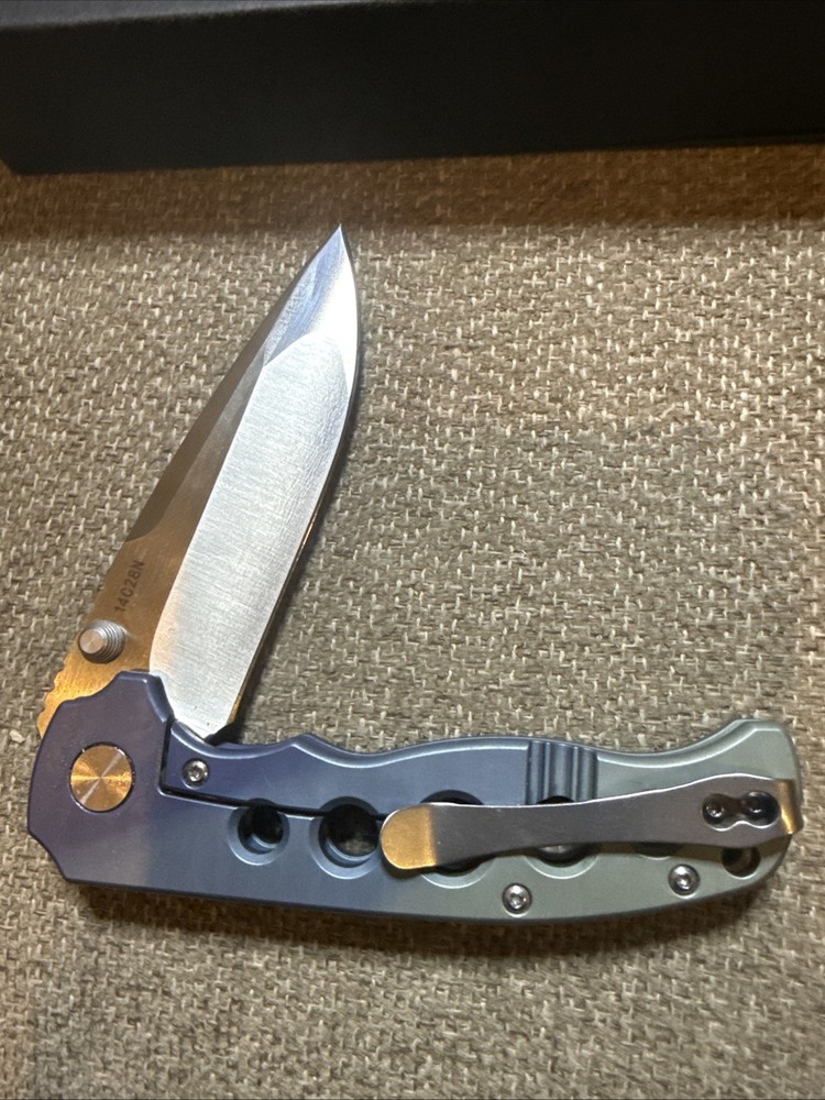Monikala Custom Titanium Folding Knife