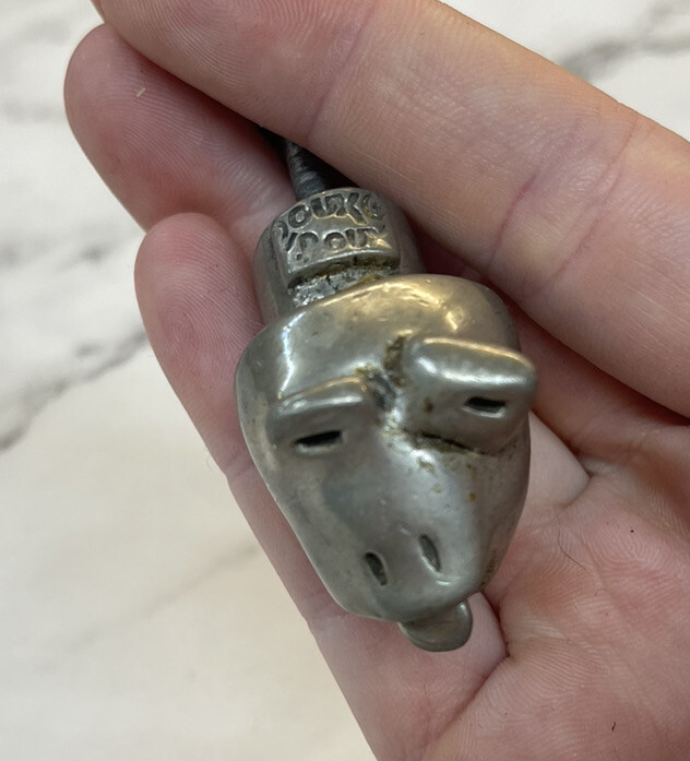 Original Pewter Roux Roux DOOR DRAWER PULL Frog