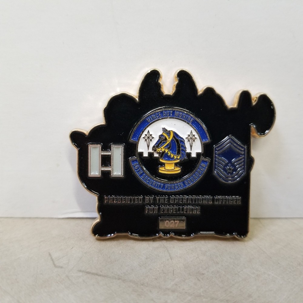 Vince Aut Morire 66th Security Forces Squadron For Excellence Challenge Coin 44