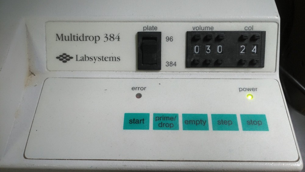 LABSYSTEMS Multidrop 384 Microplate Dispenser Type 832