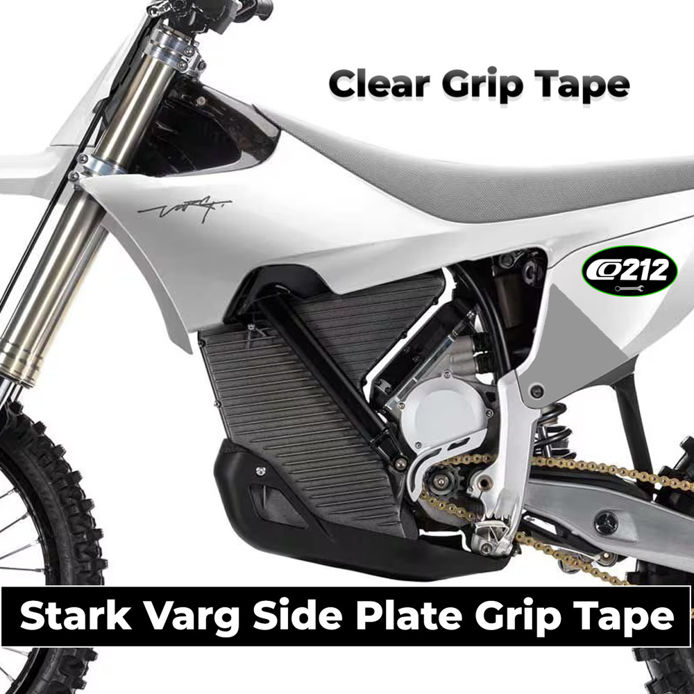 Stark Varg Side Plate Grip Tape Clear