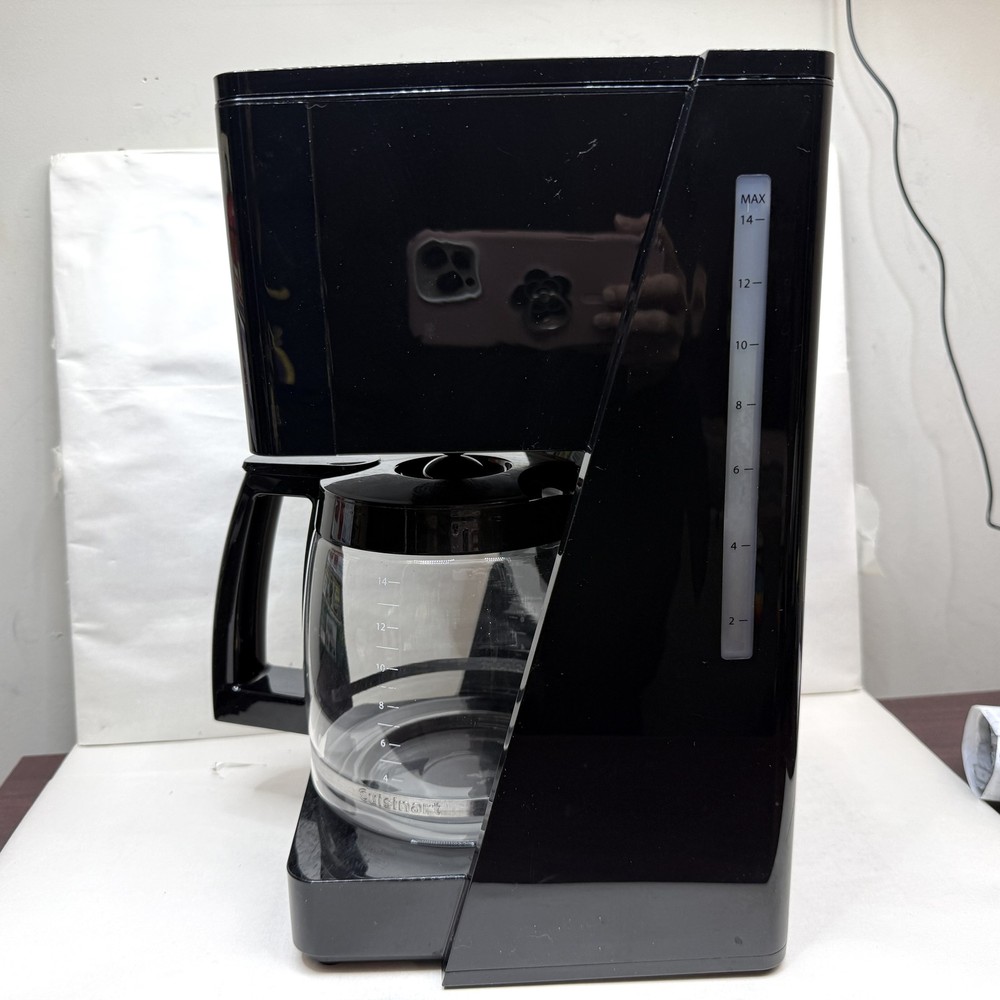 Cuisinart 14-Cup Programmable Drip Coffee Maker - Black Glass Carafe Reusable