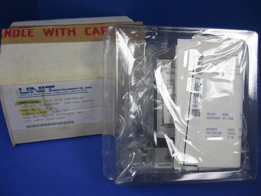 Unit UFC-1260A Mass Flow Controller, N2, 3SLM, Refurbished