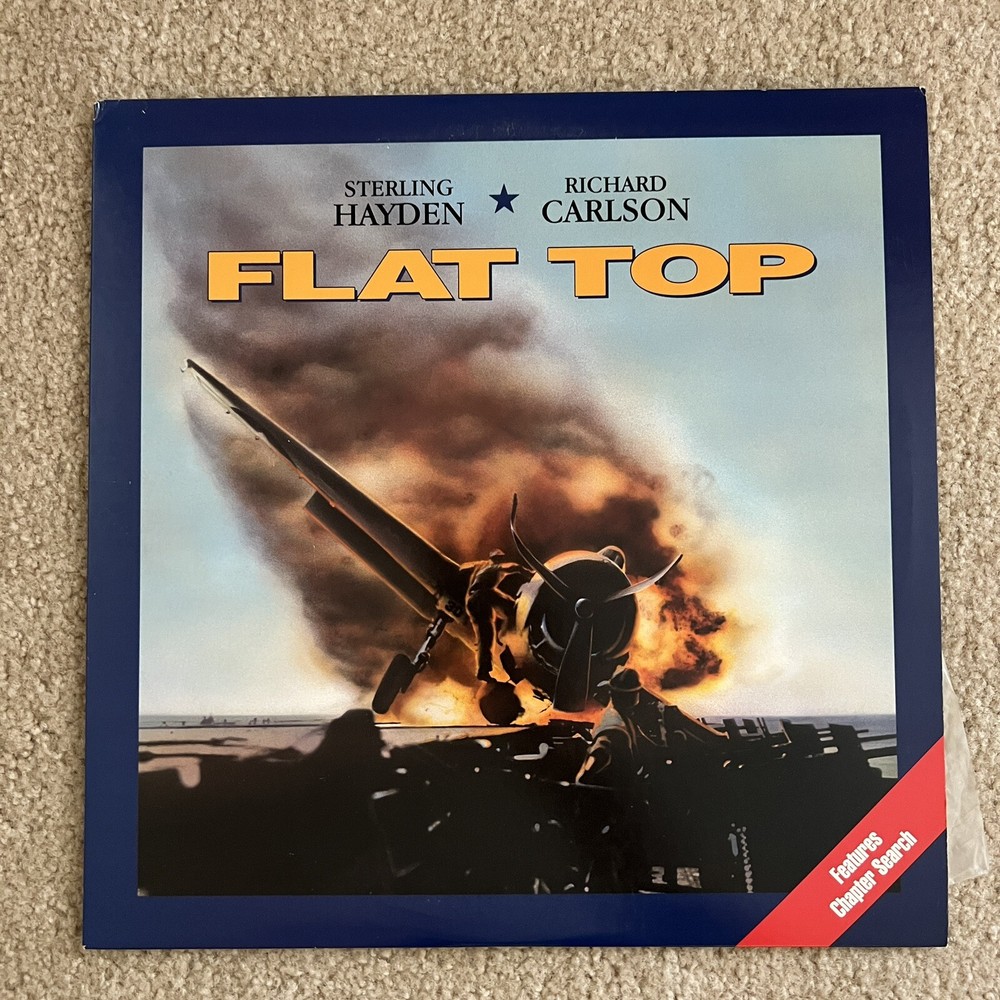 Flat Top (1952) Laserdisc Sterling Hayden -Tested