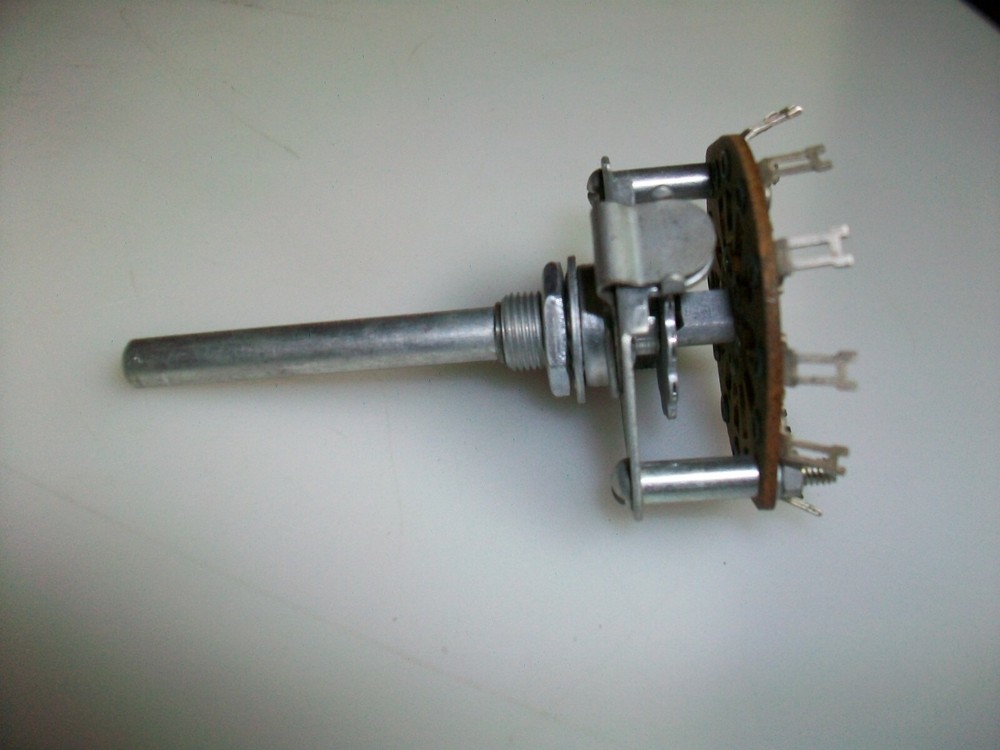 CENTRALAB CRL 1404 5 POSITION 2 POLE ROTARY SWITCH