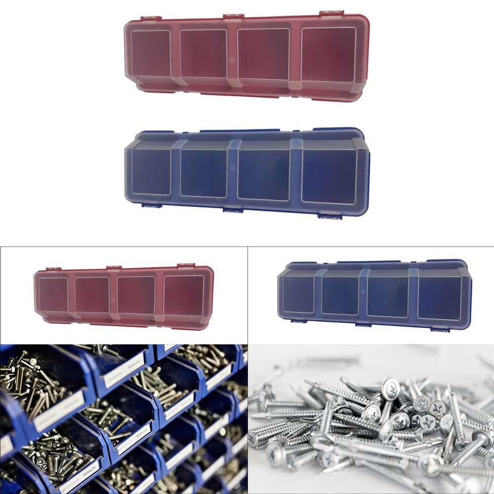 Hardware Organizer Box Multiple Compartments Divided Multifunctional Storage Box