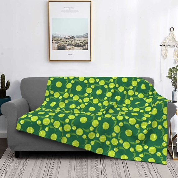 St. Patrick Lucky US Throw Blanket Shamrock Green