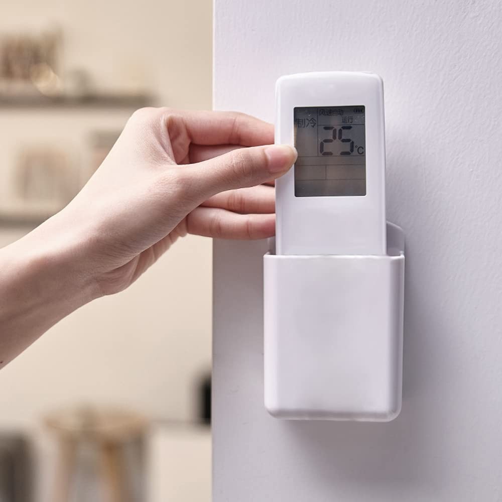 Wall Mount Remote Control Holder 2 PCS Media Player Controller Caddy Box Small