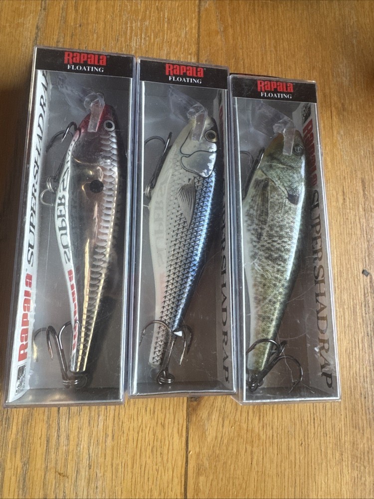 (3) Rapala Super Shad Rap SSR-14