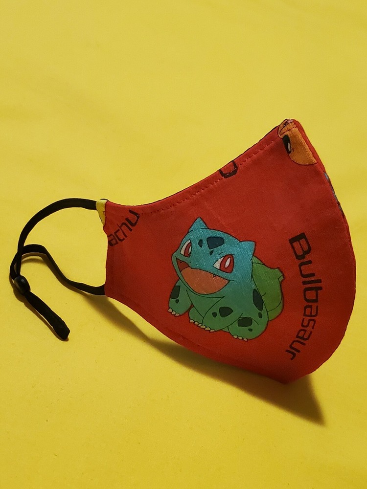 Kids Pokemon Adjustable Face Mask
