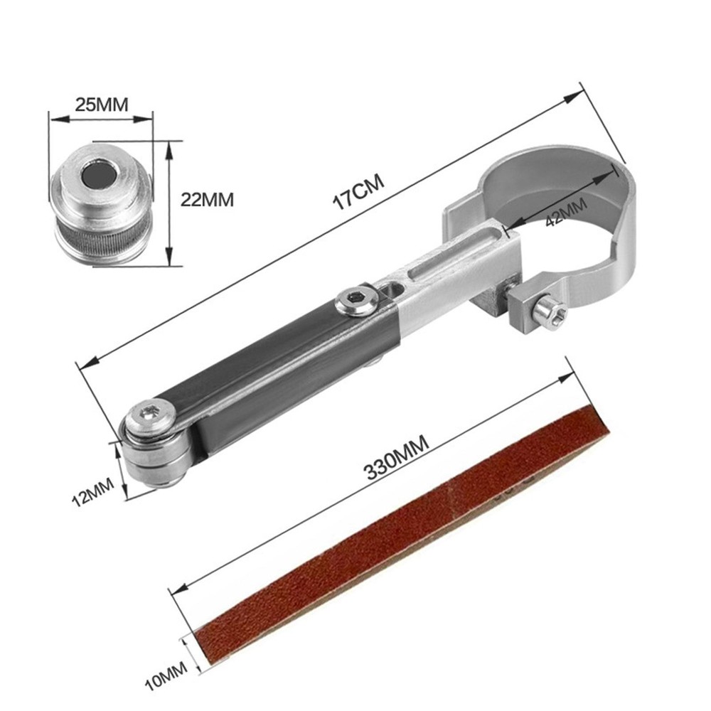 Sanding Belt Adapter for Grinder Accessories Mini Belt Sander Conversion Kit