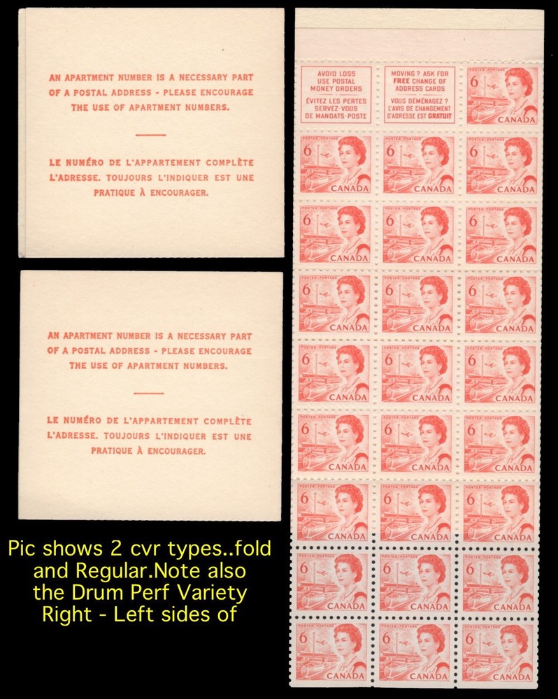 CENTENNIAL B00KLET # 60 ** LF/fl **, Drum Perf,Scratch & Fold Varieties *** $65.