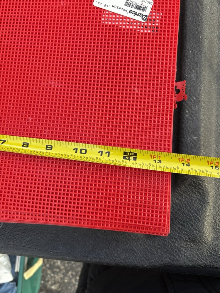 25 Pc Lot Darice, Quick-Count Plastic Canvas Mesh Sheets