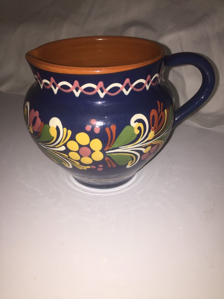Decorative Pottery Pitcher