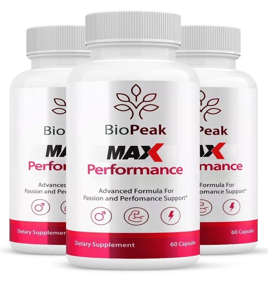 (3 Pack) Biopeak MAX for Men, Bio Peak MAX Advanced Male Support Pills