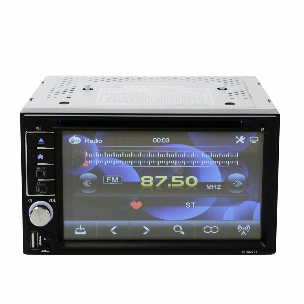 SoundXtreme Double Din Mirror Link Bluetooth Receiver with DVD/CD/MP3/FM/USB/SD