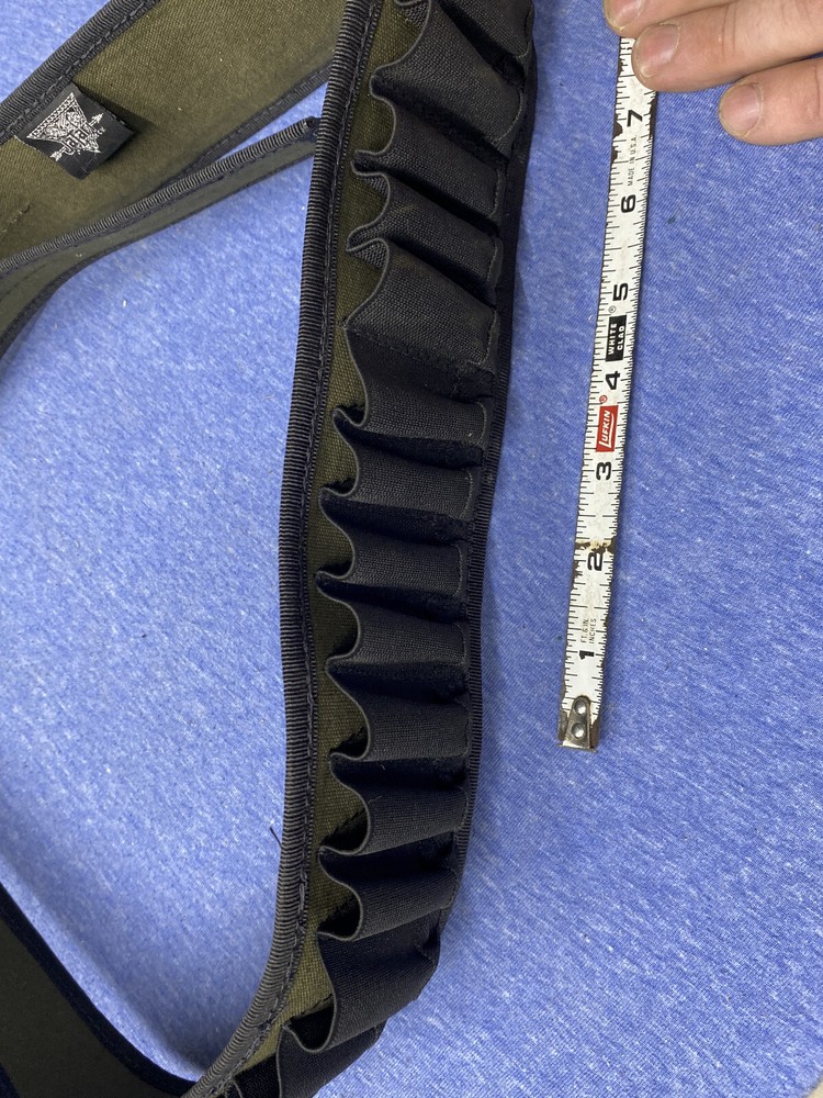 Vintage Jatari Canvas Web Shotgun Shell Ammo Belt Sling