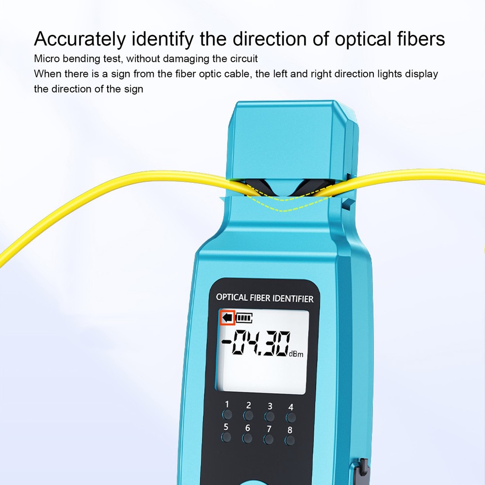 Rechargeable Fiber Optic Identifier Power Meter For Cable Finder Trending