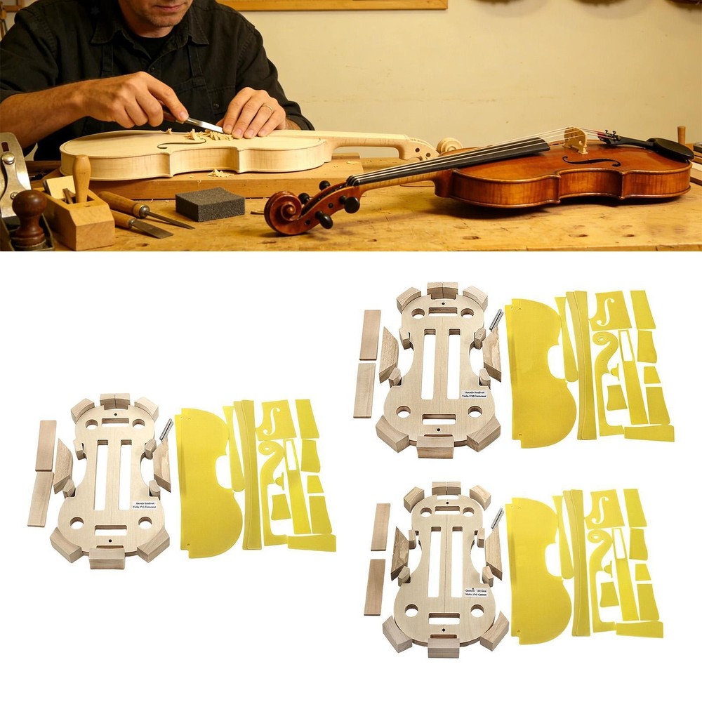 Violin Making Inside Model Template 4/4 Size Configuration Construction Frame