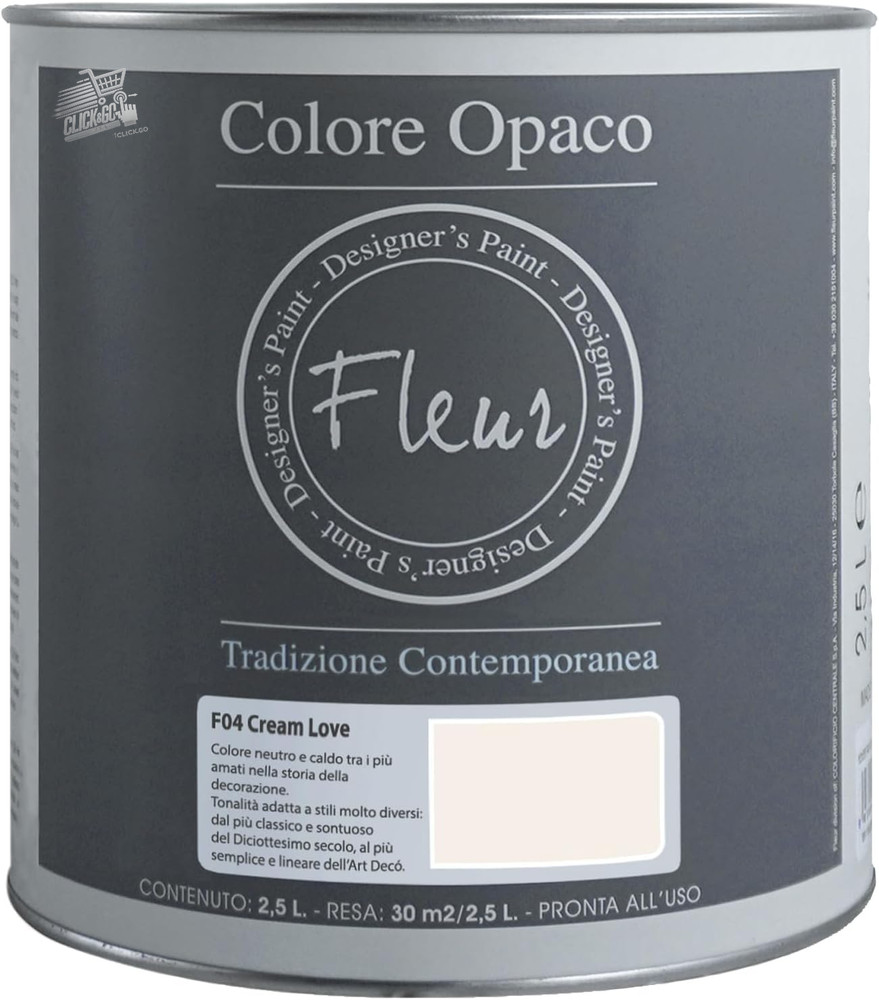 | Chalk Paint Matte, 2.5L, Unsanded, Multi-surface, Color F