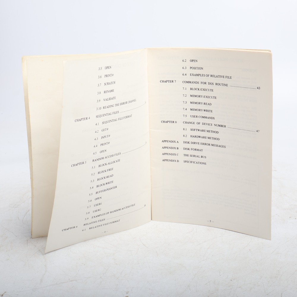 Manual FD-148 Floppy Disk Drive for Commodore 64