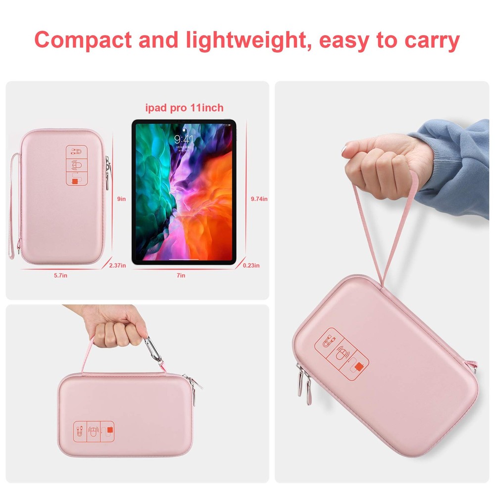 Hard Electronic Organizer Travel Case Electronics Accessories Cable Gadget Wi...