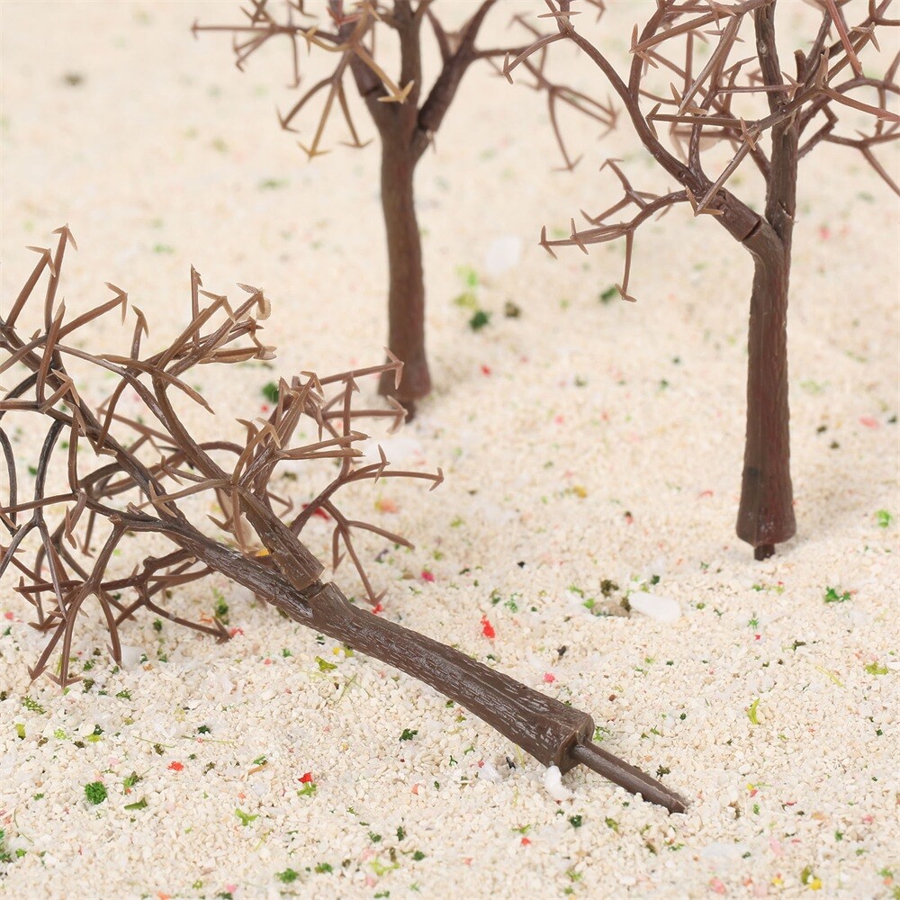 10Pcs Scenery Landscape Model Bare Trunk Tree Architectural Railroad Layout