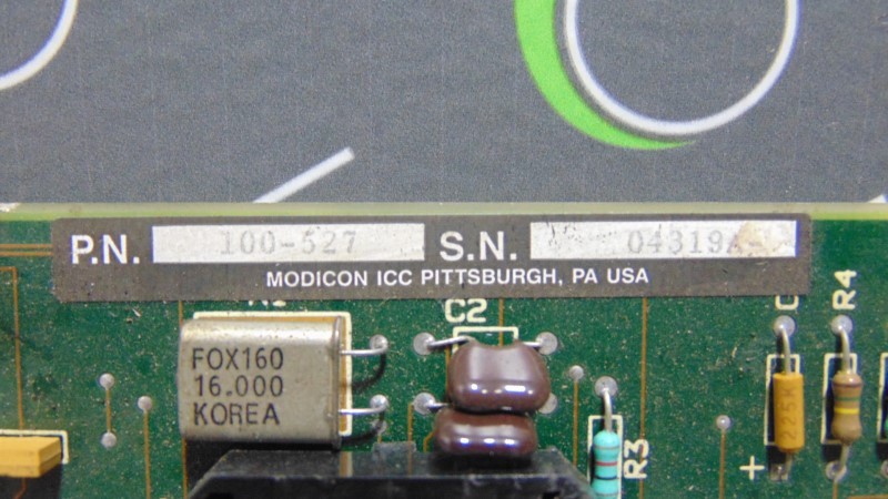 USED Modicon 100-527 SBX890 Control Board