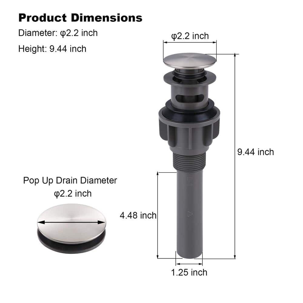 1 1/4 in. Pop-up Drain Assembly