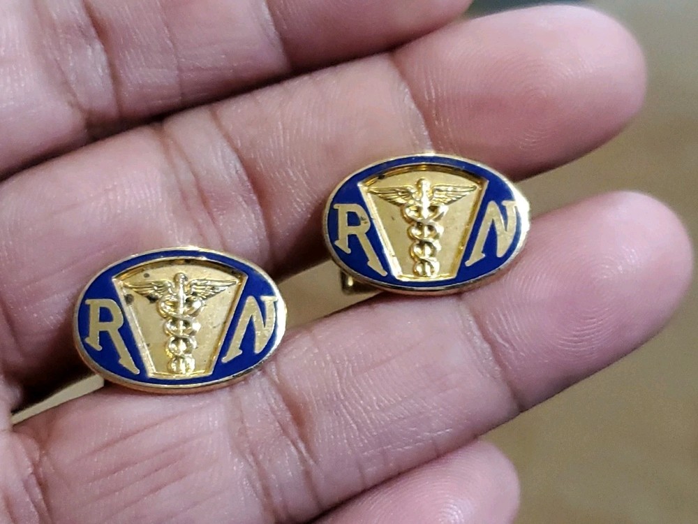 RN Registered Nurse Nursing Cufflinks