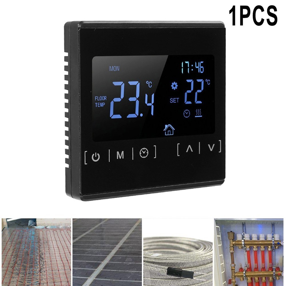 Thermostat Keyboard Lock Function Portable Touchscreen 71*40mm LCD Display