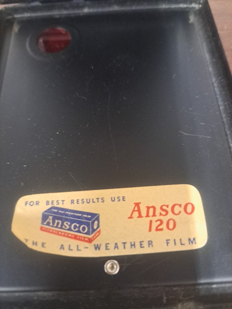 Vintage Ansco Shur Flash Box Camera UNTESTED