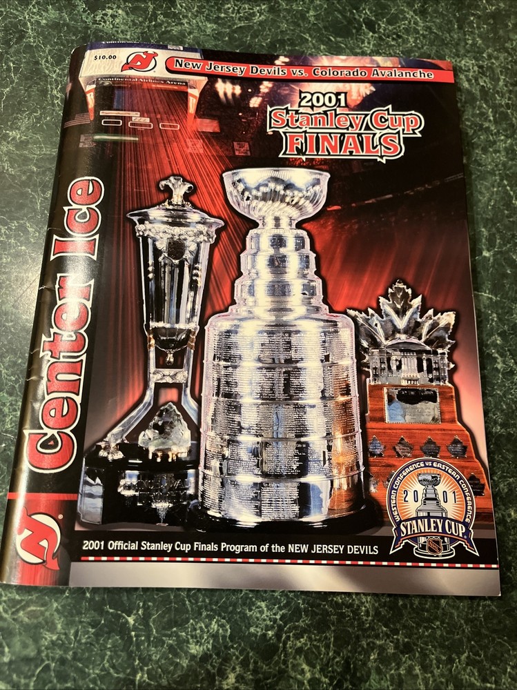 2001 STANLEY CUP FINALS Program NJ Devils vs Colorado