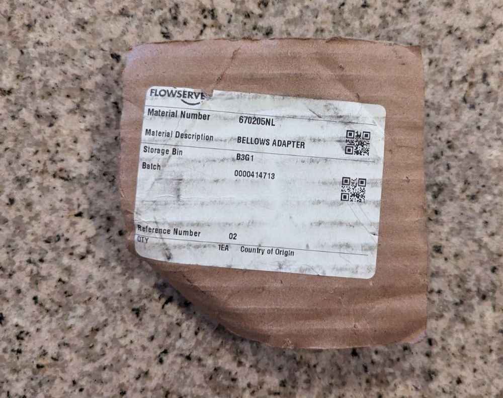 Flowserve Bellows Adapter 670205NL