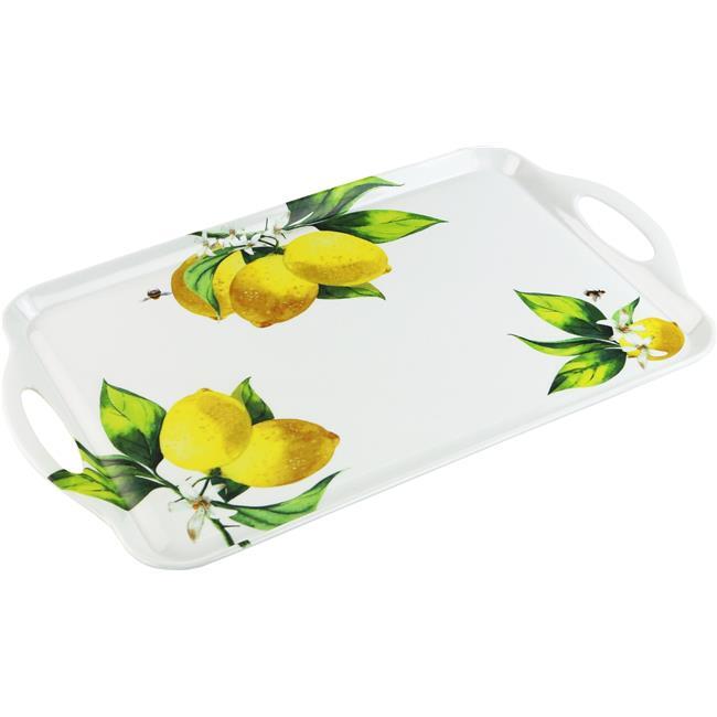 Reston Lloyd Multi-Purpose 18  Rectangle Melamine Plastic Handled Tray